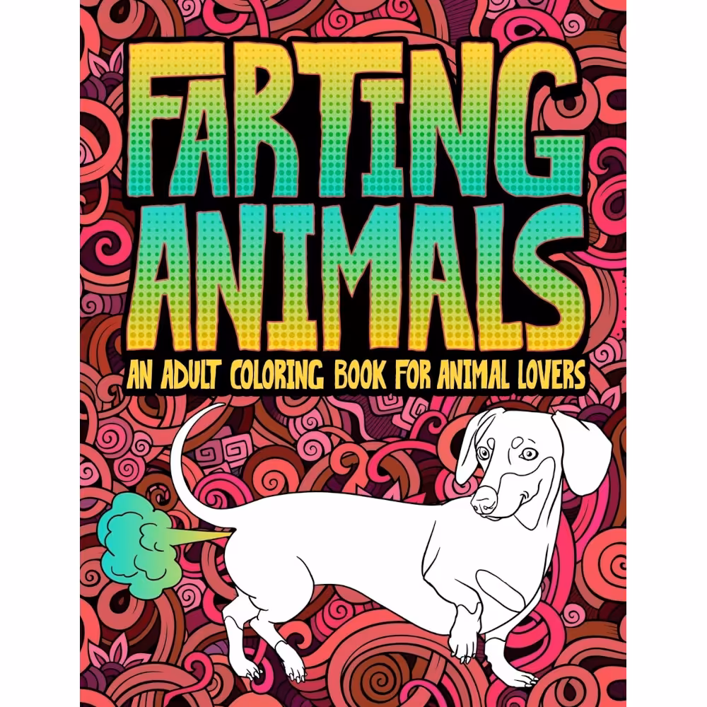 Farting Animals Coloring Book