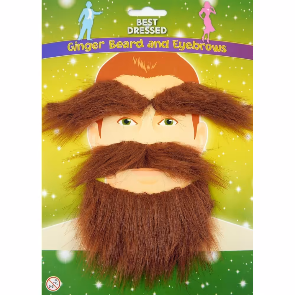 Ginger Beard & Eyebrows