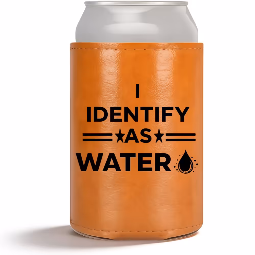 'I Identify as Water' Beer Cooler