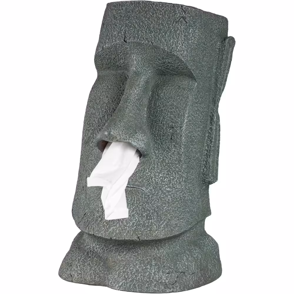 Moai Tissue Box Cover