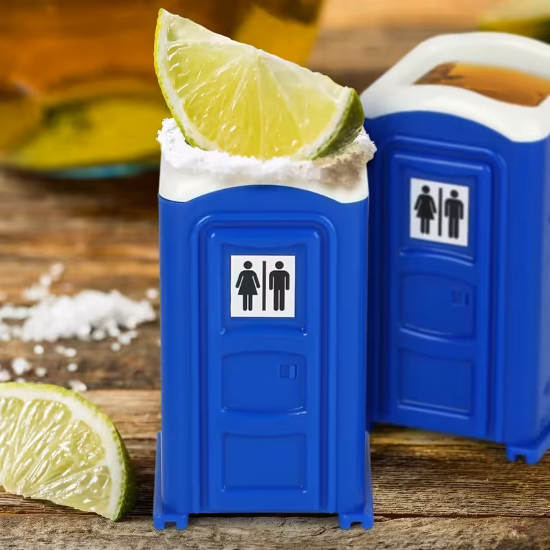 Porta Potty Shot Glasses