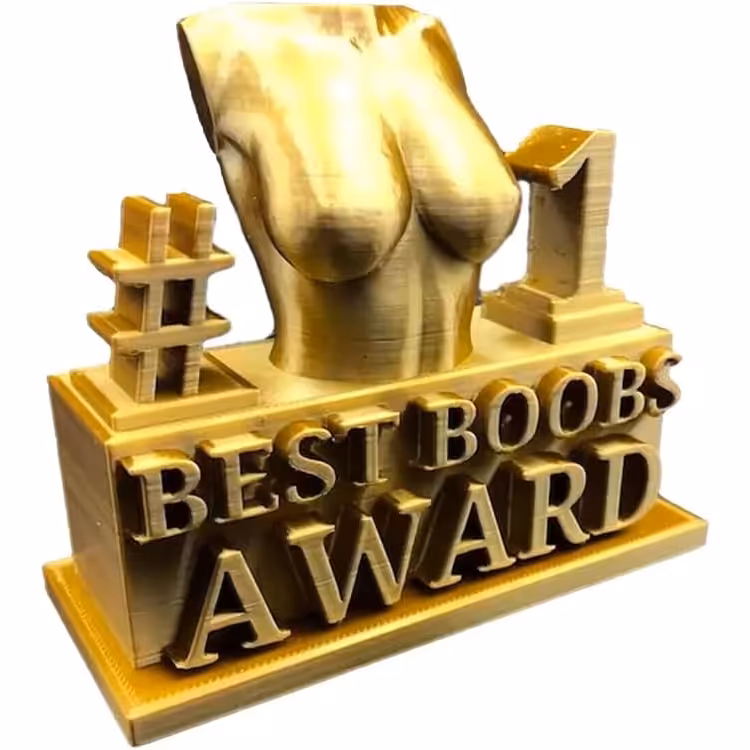 'Best Boobs Award' Trophy