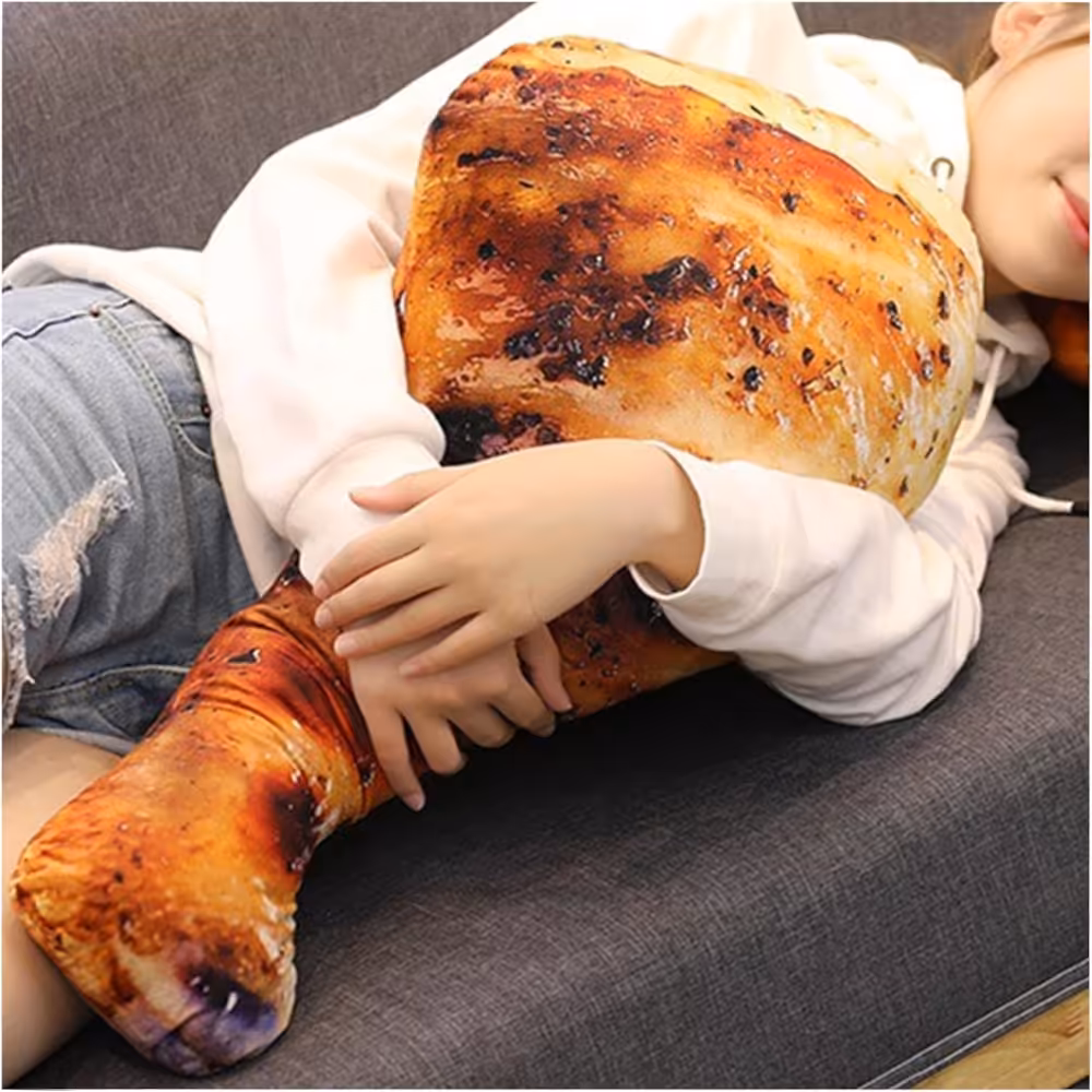 Chicken Drumstick Pillow