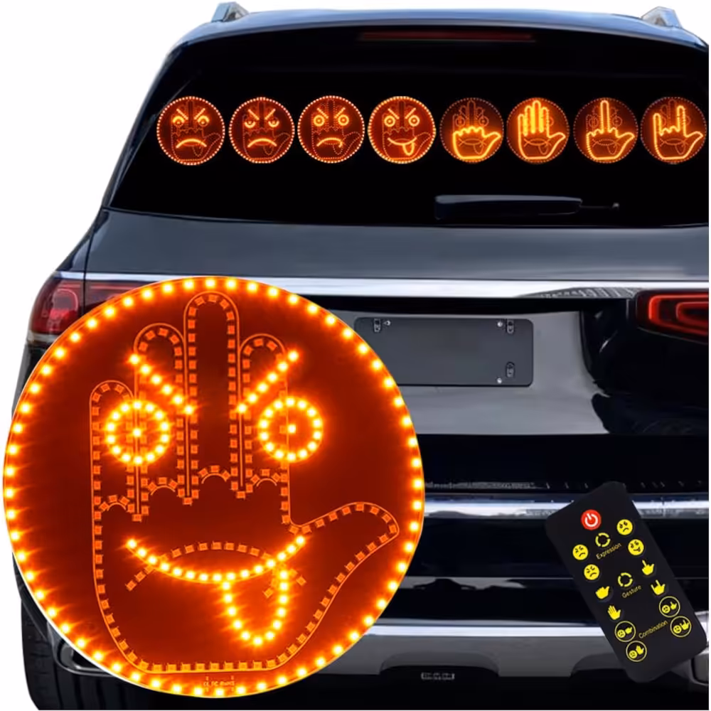 Expression & Hand Gesture Car Light