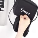 Giant Enter Key Pillow - Fist punching the key