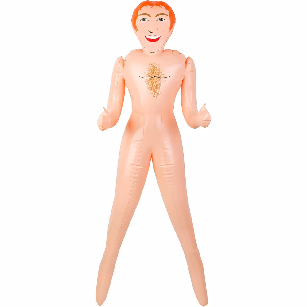 Ginger Blow Up Man Doll
