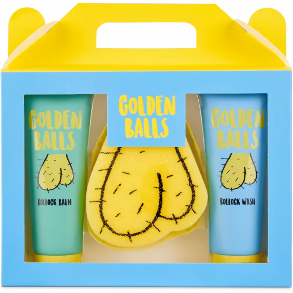 Golden Balls Balm & Sponge Set