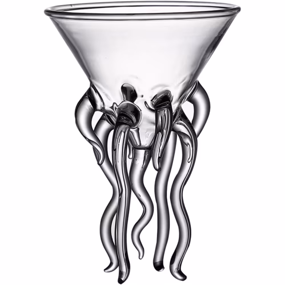Octopus Cocktail Glass