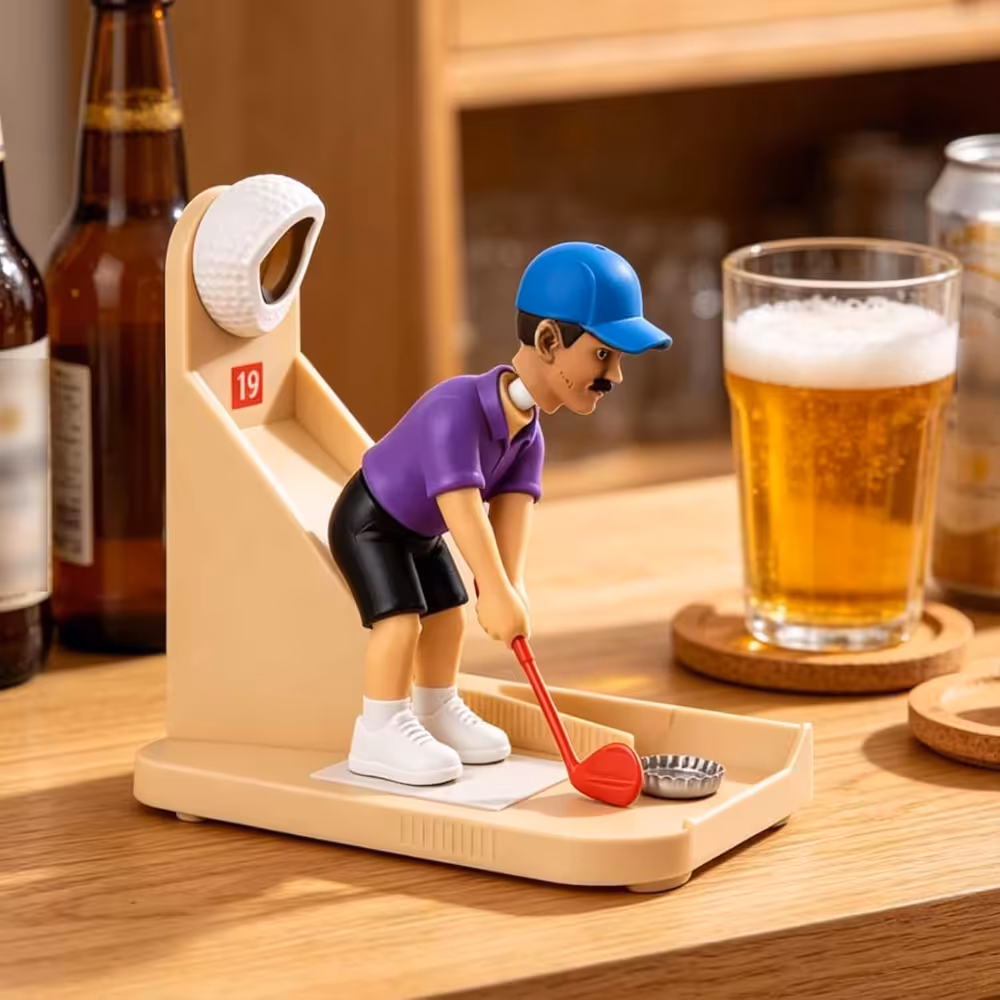 Swinging Golfer Bottle Opener
