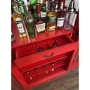 Telephone Box Drinks Cabinet Closeup