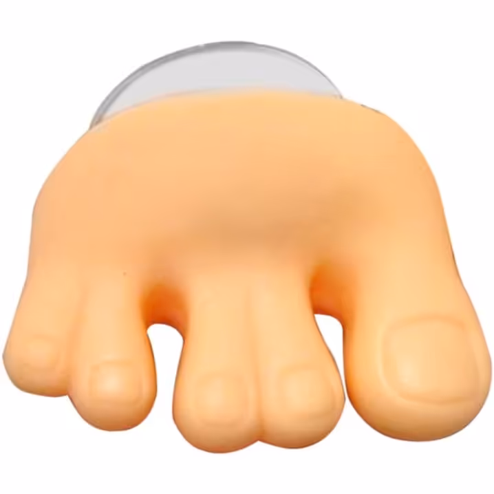 Toe Toothbrush Holder