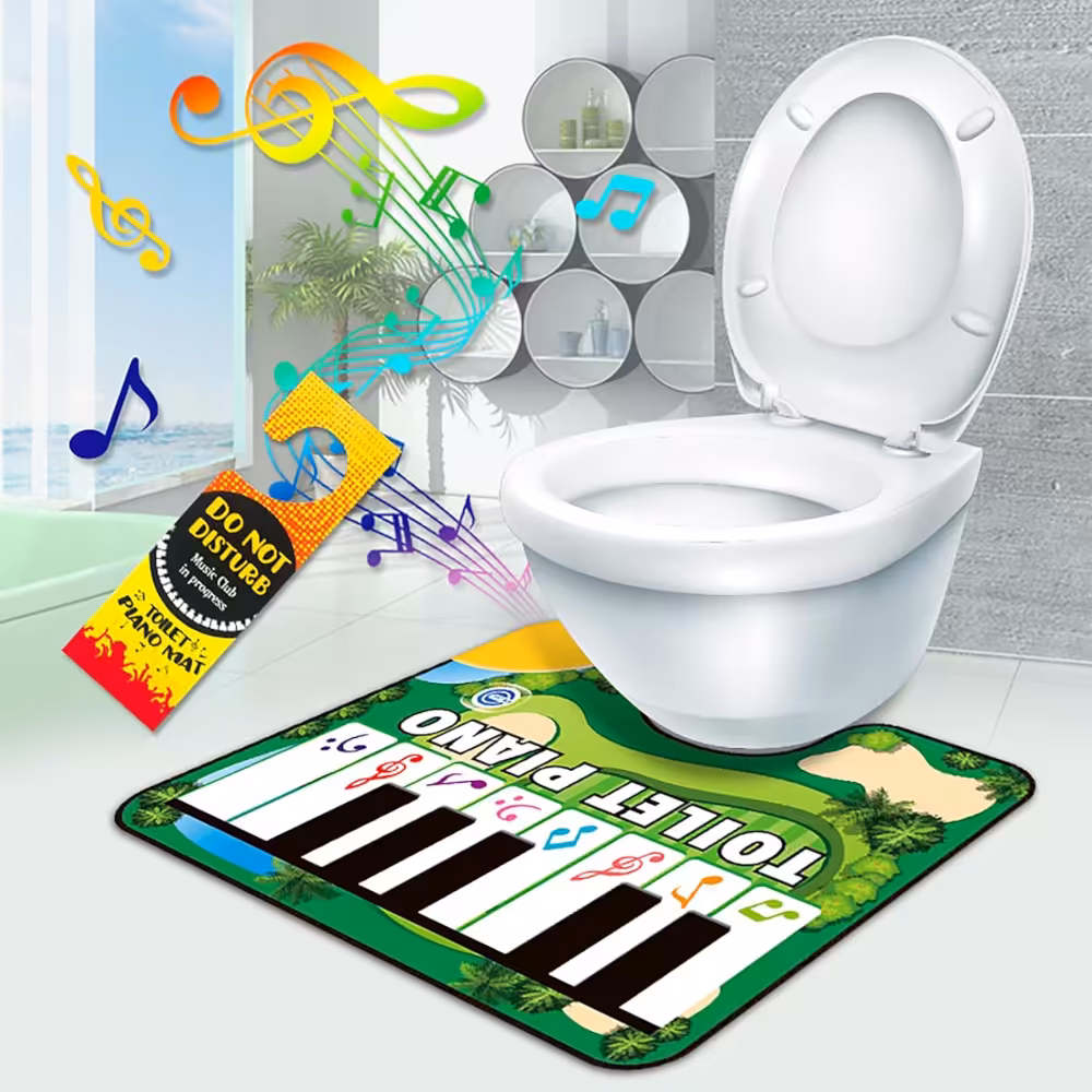 Toilet Piano Mat