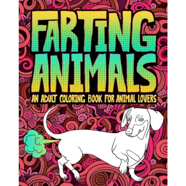 Farting Animals Coloring Book