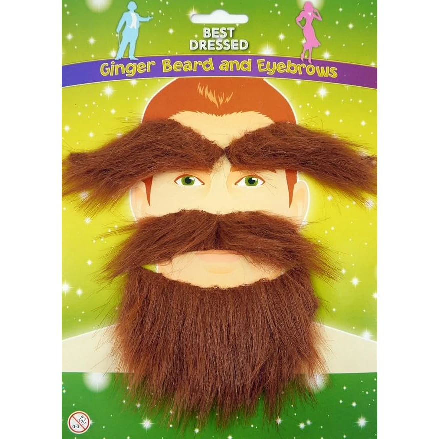 Ginger Beard & Eyebrows