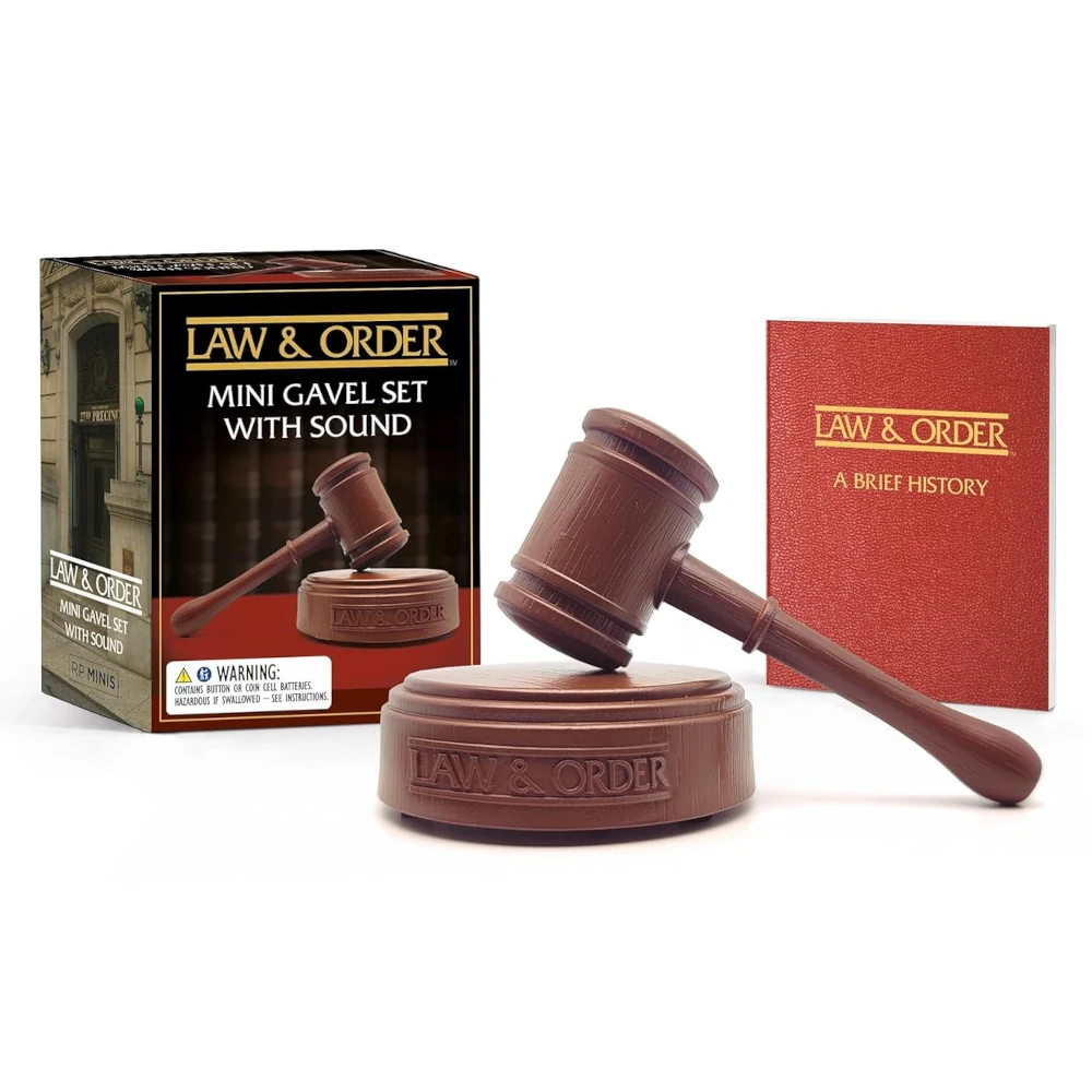 Law & Order: Mini Gavel Set with Sound