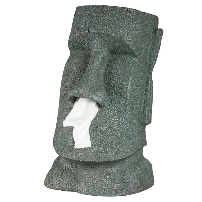 Moai Tissue Box Cover