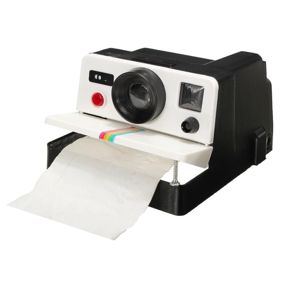 Retro Camera Toilet Roll Holder