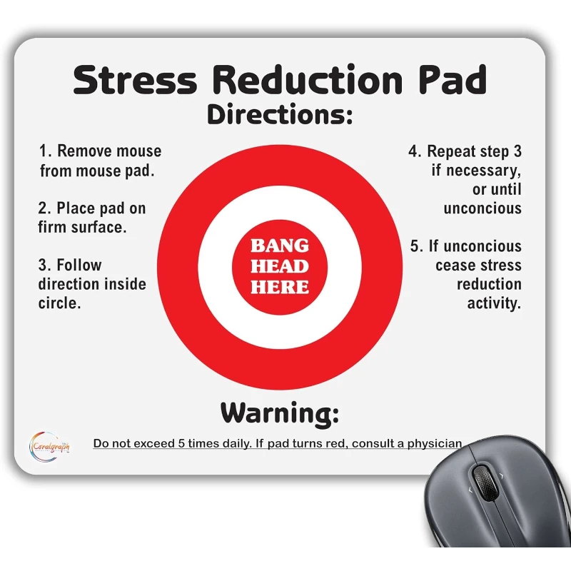 Stress Reduction Mouse Pad